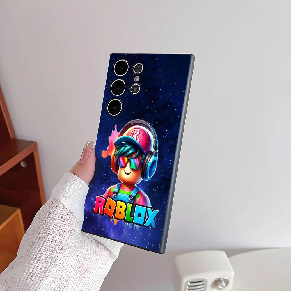Забавный аутентичный чехол для телефона R-Robloxe Samsung Galaxy S25 S24 S22 S23 Ultra S21 S20 Plus 5G