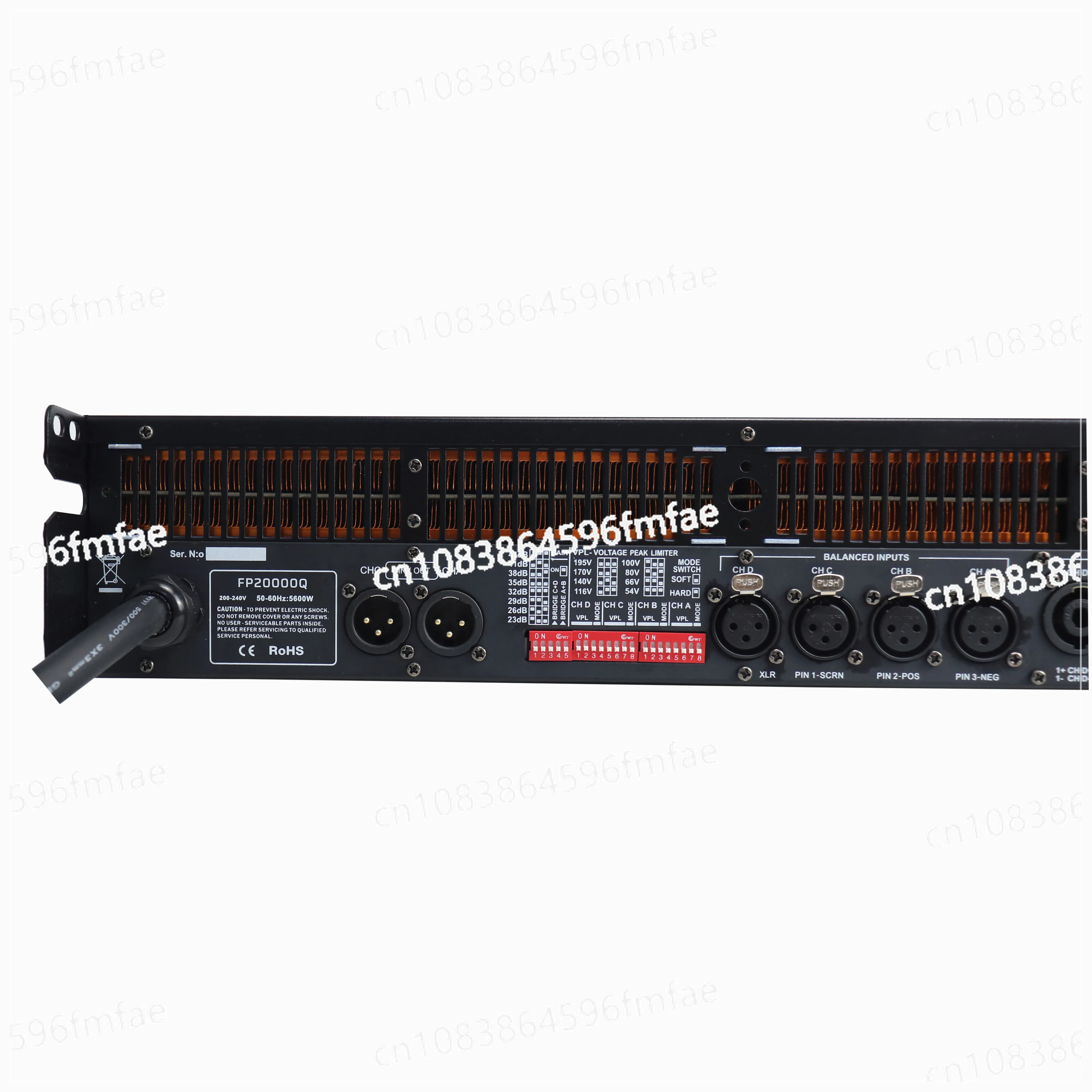 4-канальный усилитель мощности 7000 Вт профессиональный аудиоусилитель с