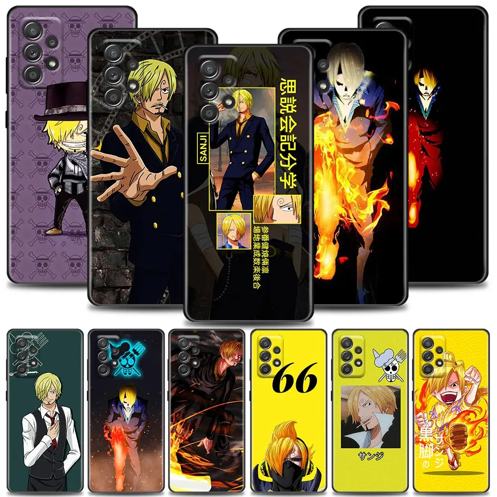 

Cute Anime Sanji one piece Phone Case for Samsung A01 A02 A03s A11 A12 A13 A21s A22 A31 A32 A41 A42 A51 4G 5G Fundas Coques Capa