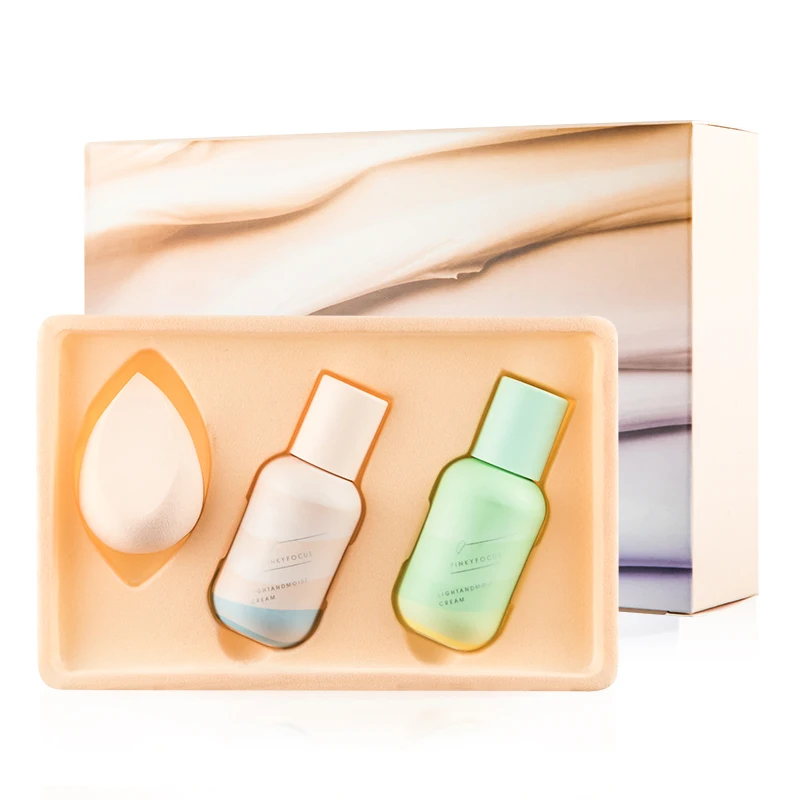 

Увлажняющий Жидкий тональный крем для лица, консилер, набор, женская основа для макияжа, водонепроницаемая, долговечная косметика для лица