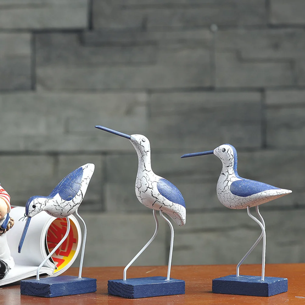 

3pcs nautical figurine ornaments House Decorations For Home mediterranean style coastal beach room decoration for bedroom