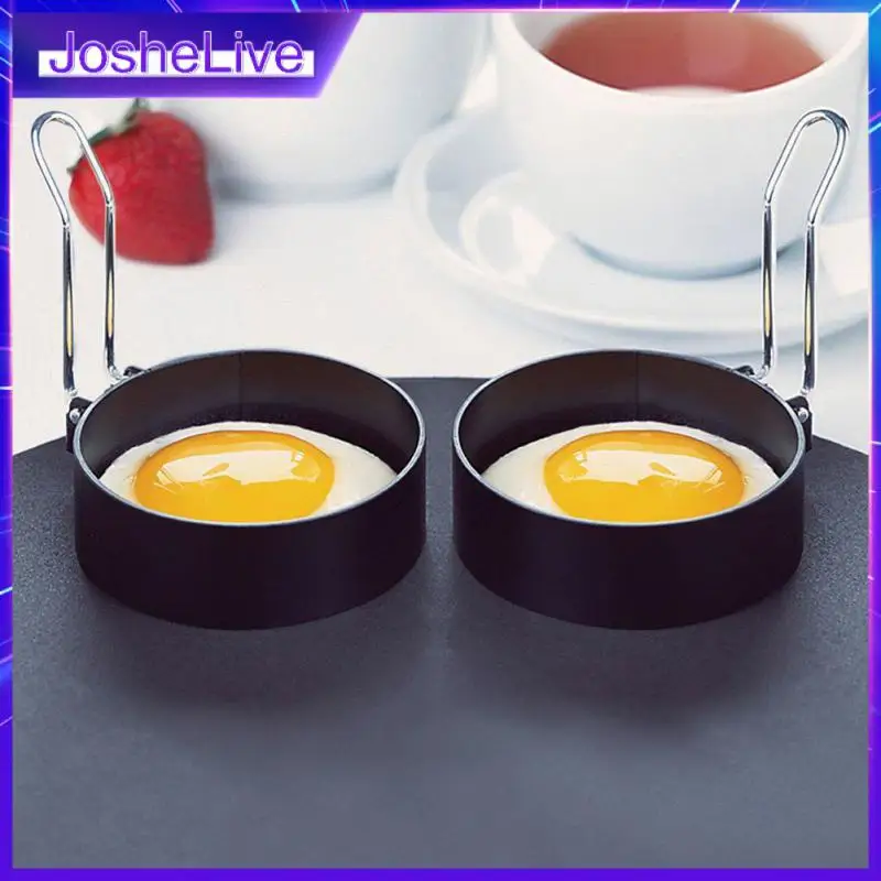 

Fried Poach Mould Non Stick Pancake Fried Egg Mold Metal Egg Frying Ring Cooking Tool Kitchen Tools Baking Accessories Circle