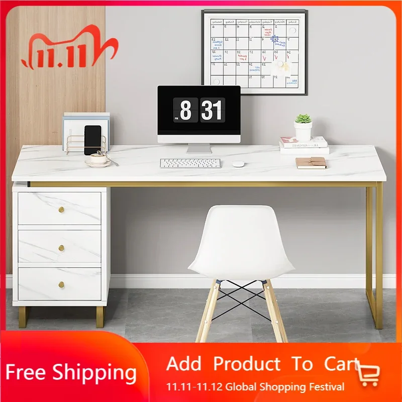 

Computer Workbench Office Desks Table Bedroom Secretaire Simplicity Office Desks Single Laptop Escritorios Work Furniture QF50OD