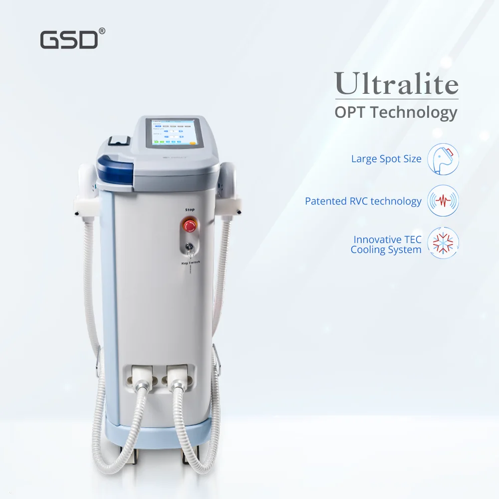

GSD Upgrade Professional 2 Handpiece Pain Free OPT Ipl Machine