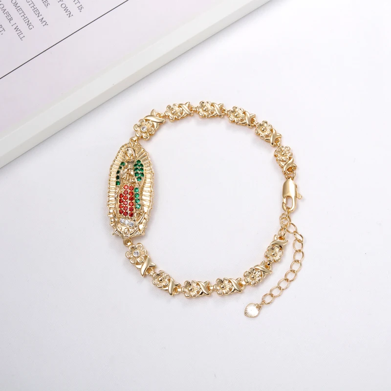 Ювелирные изделия GreyBirds модные религиозные браслеты с изображением Девы Марии