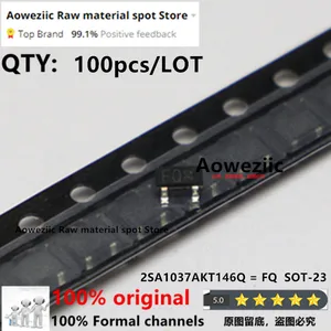 Aoweziic 2022+ 100% New Imported Original 2SA1037AKT146Q 2SA1037 FQ 2SC2412KT146Q 2SC2412 BQ SOT-23 PNP Transistor