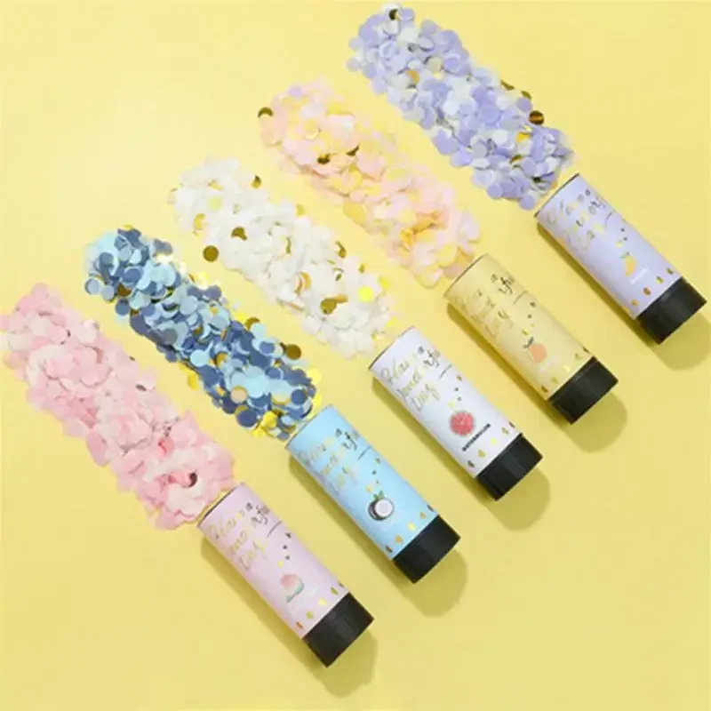 Красочные новые свадебные день рождения спрей цветочная трубка конфетти