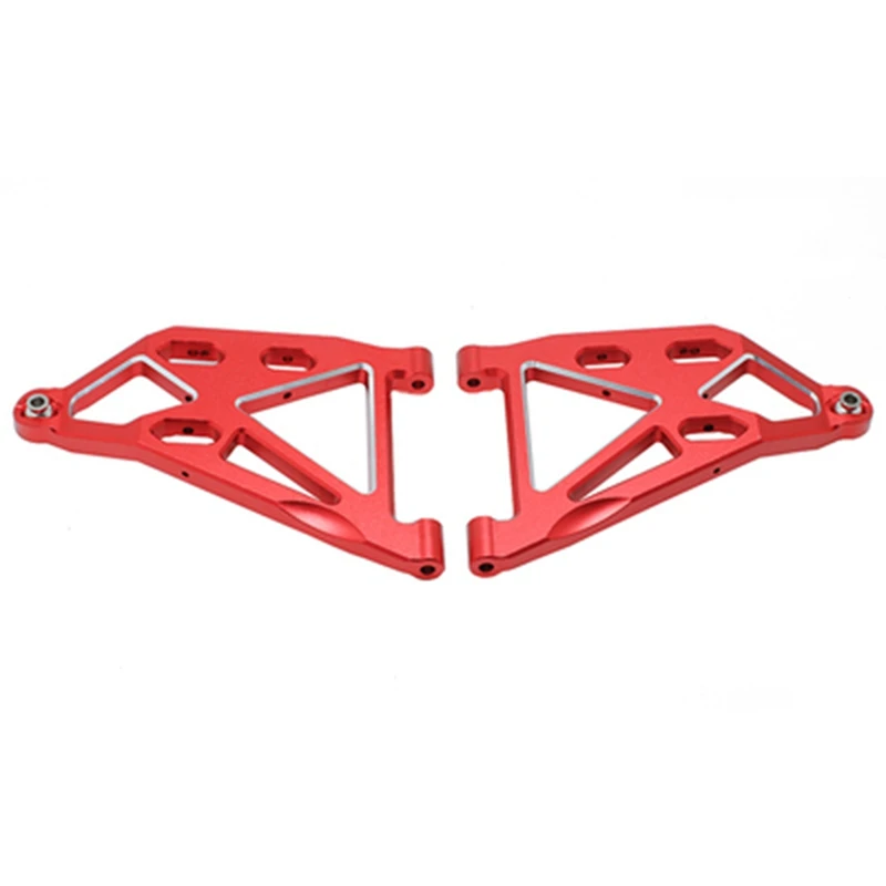 

For YK DF7 Short Card Easy Control Accessories 4072 1/7 Desert Card Front Lower Arm Swing Arm Accessories Aluminum Alloy,Red