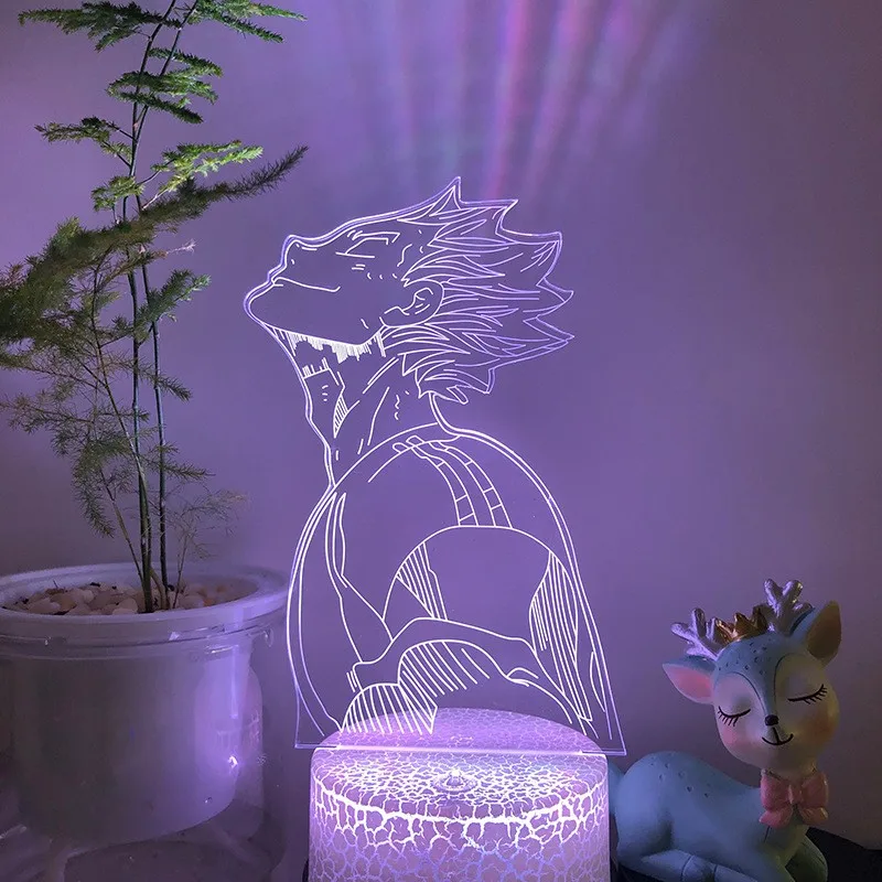 

Anime Haikyu Bokuto 3d Night Light for Bedroom Decor Child Kids Birthday Gift Manga Haikyuu Kotaro Bokuto Lamp Dropshipping