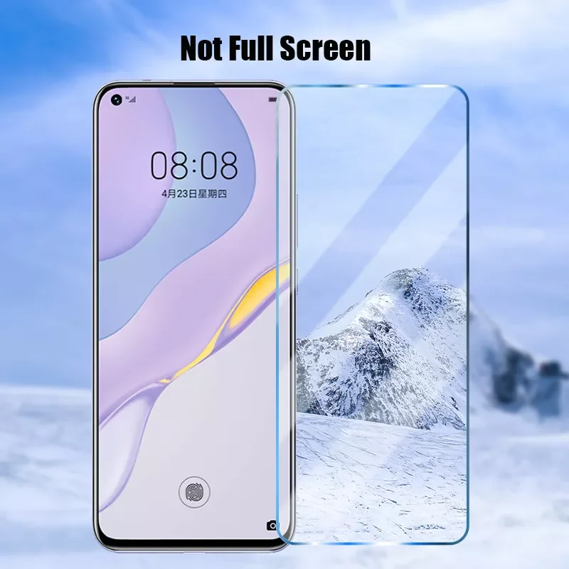

4PCS Tempered Glass for Huawei p50 pro p30 p40 lite P20 Screen Protector for huawei p50 p30 P Smart Z S phone glass 2021 2019
