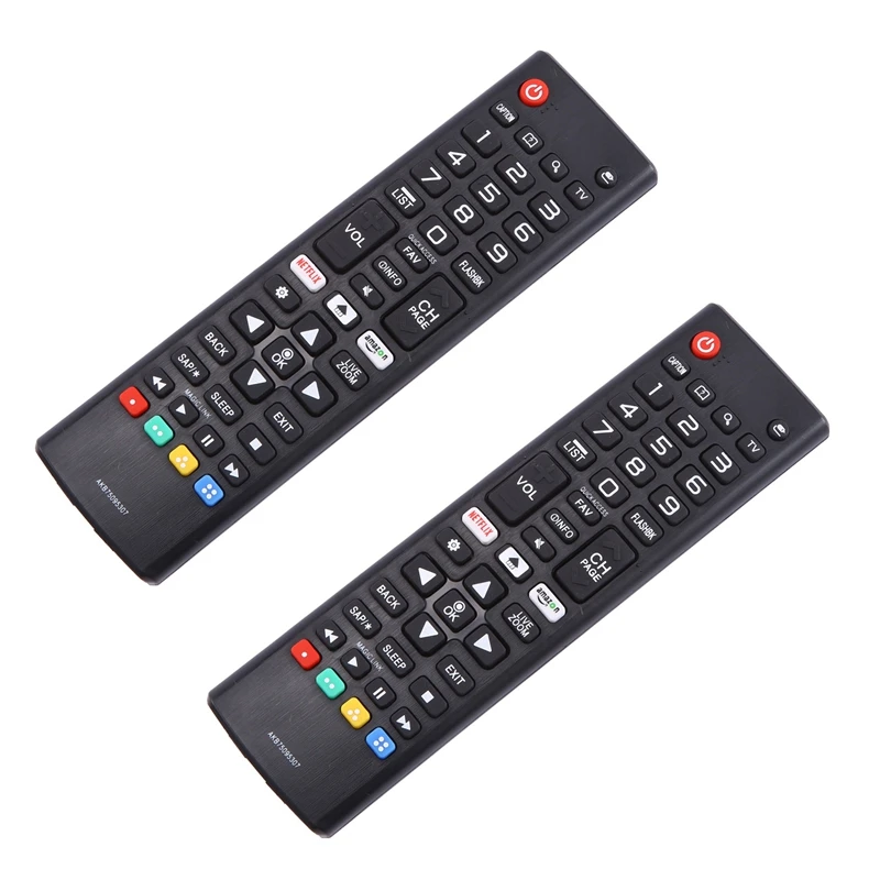 

2X New Smart Tv Remote Control For Lg Akb75095307 Lcd Led Hdtv Tvs Lj & Uj Serie