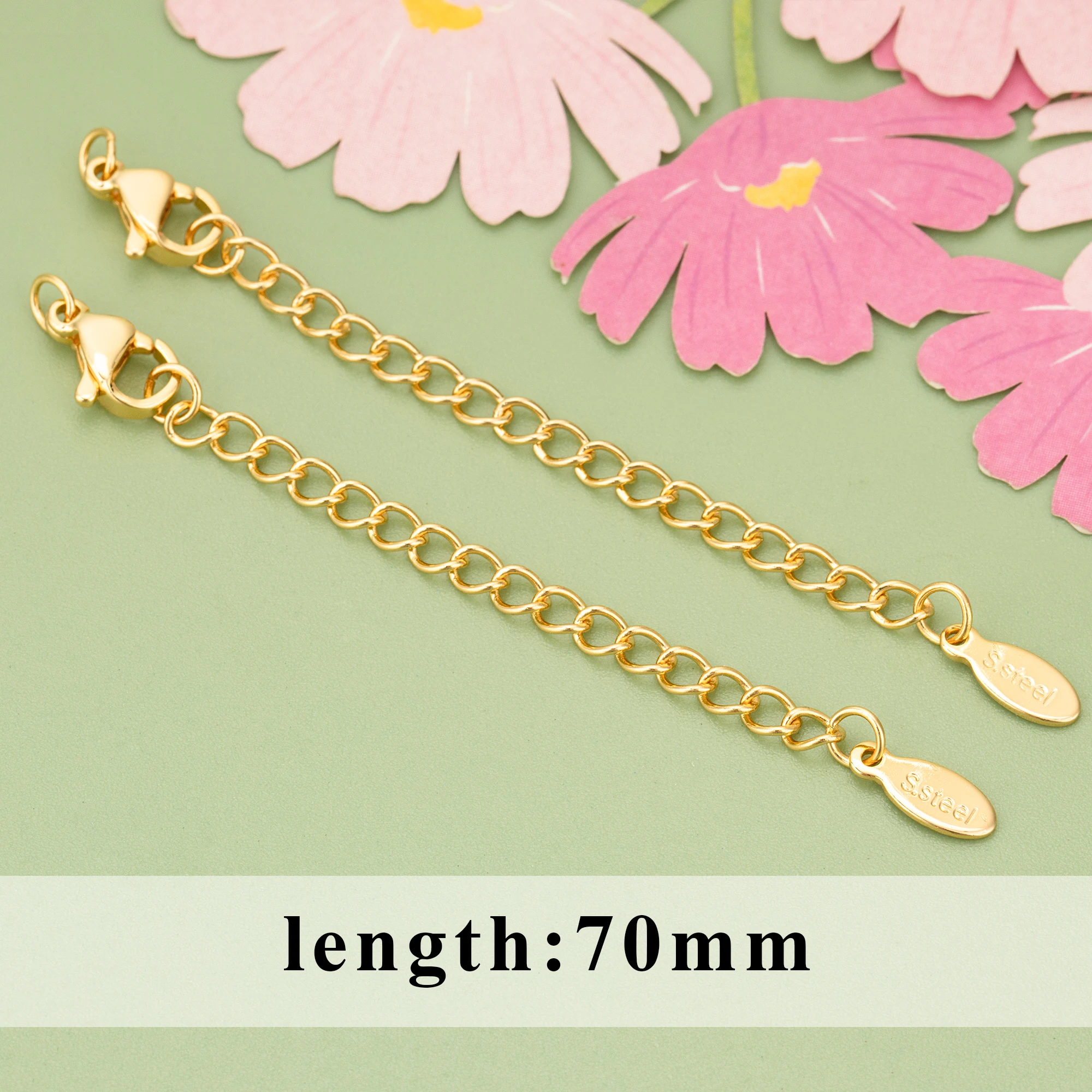 YEGUI 10 шт./лот MG21 ювелирные аксессуары нержавеющая сталь розовое золото ручная