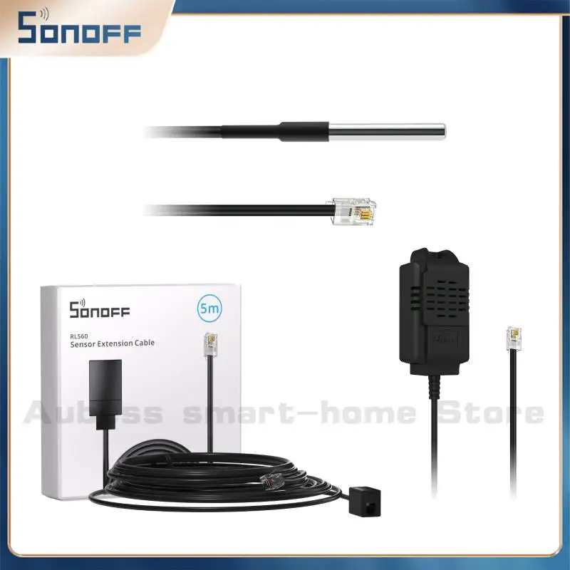 Водонепроницаемый датчик температуры и влажности SONOFF Smart DS18B20/THS01/Удлинительный