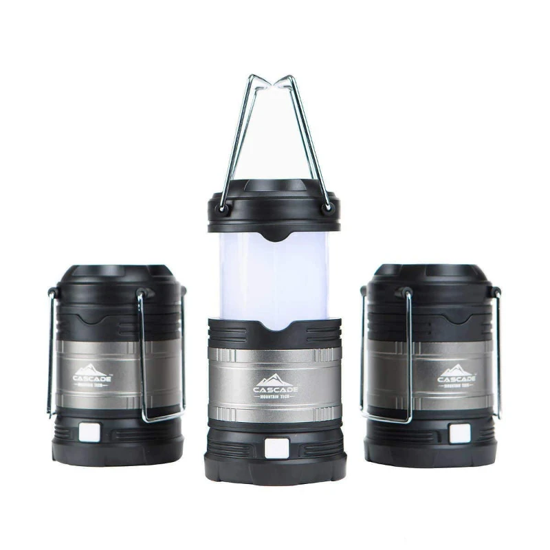 

Pop-Up IPX4 Water-Resistant LED Lantern - 3 Pack