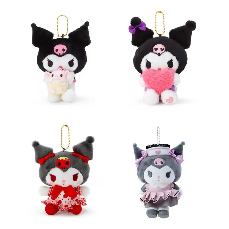 

Kawaii Sanrio плюшевая кукла Kuromi аниме аксессуары милая сумка Подвеска Медсестра клубника Мягкие плюшевые игрушки для девочек подарок