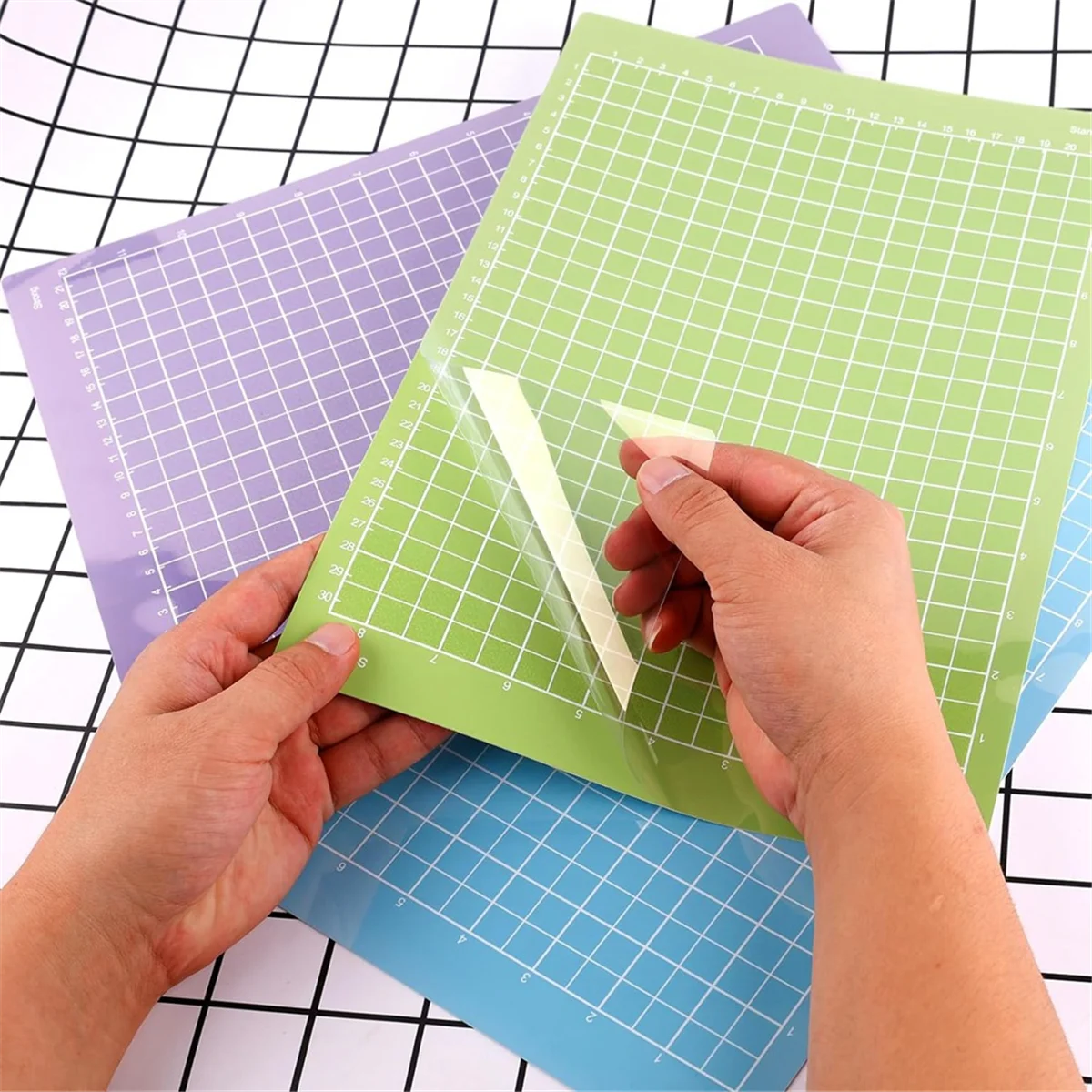 6 шт. коврик для резки 8 5x12 дюймов Cricut Joy Xtra (StandardGrip LightGrip StrongGrip) многоразовые