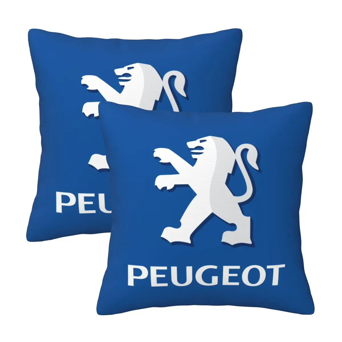 

Peugeot Fashion Pillowcases Decorative Pillow Covers Soft and Cozy 2 PCS