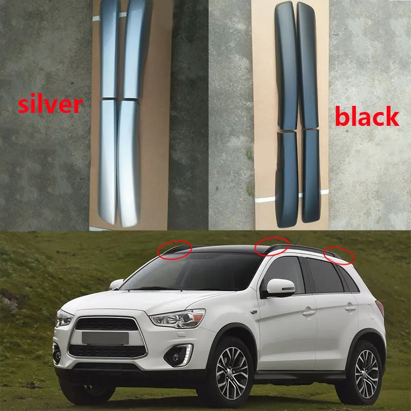 

For Mitsubishi ASX 2013 2014 2015 2016 2017 2018 Car Roof Luggage Bar Rail End Shell Rack Cover Cap
