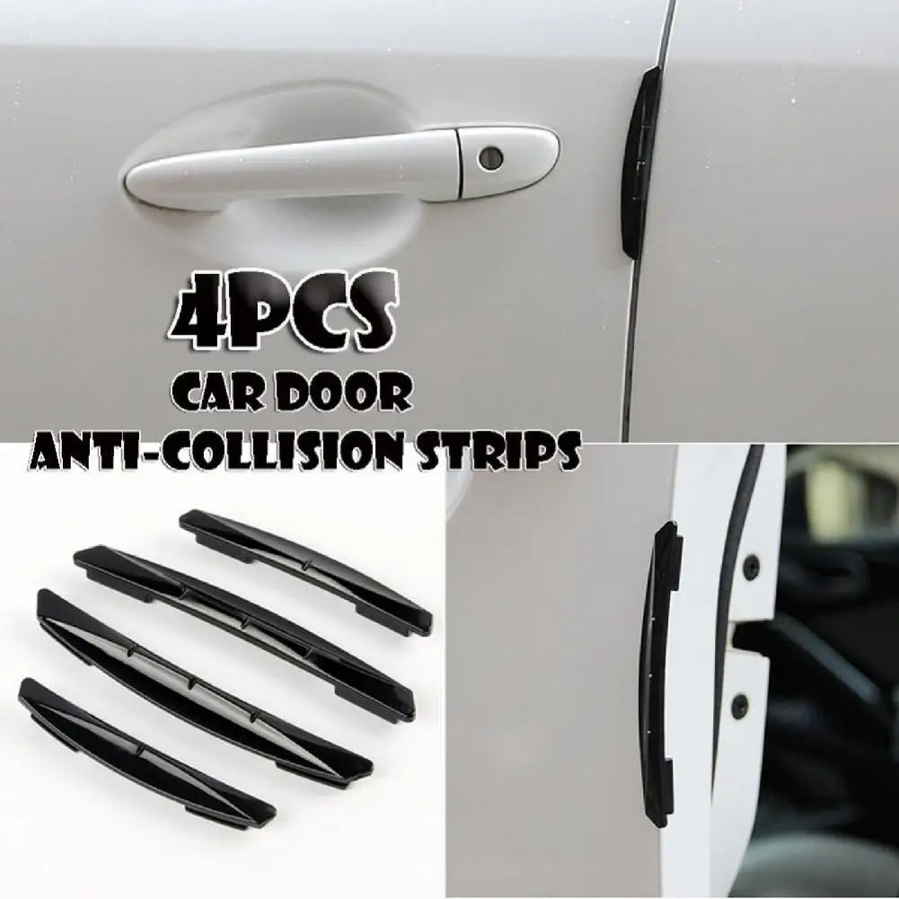 

4Pcs Car Sticker Door Edge Guards Trim Molding Protection Strip Anti Collision Car Door Edge Guards Anti Collision Strips