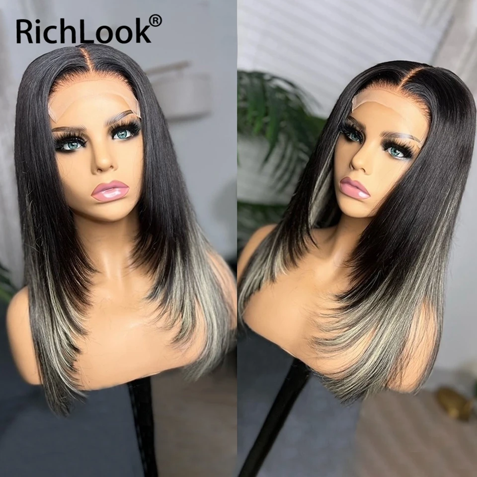 

Black Straight White Human Hair Wigs For Women Brazilian Transparent Lace Front Wigs Pre Plucked For Party Ali Express