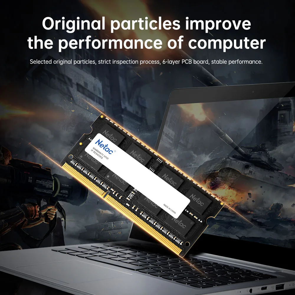 Оперативная память Netac DDR4 3200 МГц 2666 DDR3L 4 ГБ 8 16 1600 для ноутбука ОЗУ Sodimm модуль