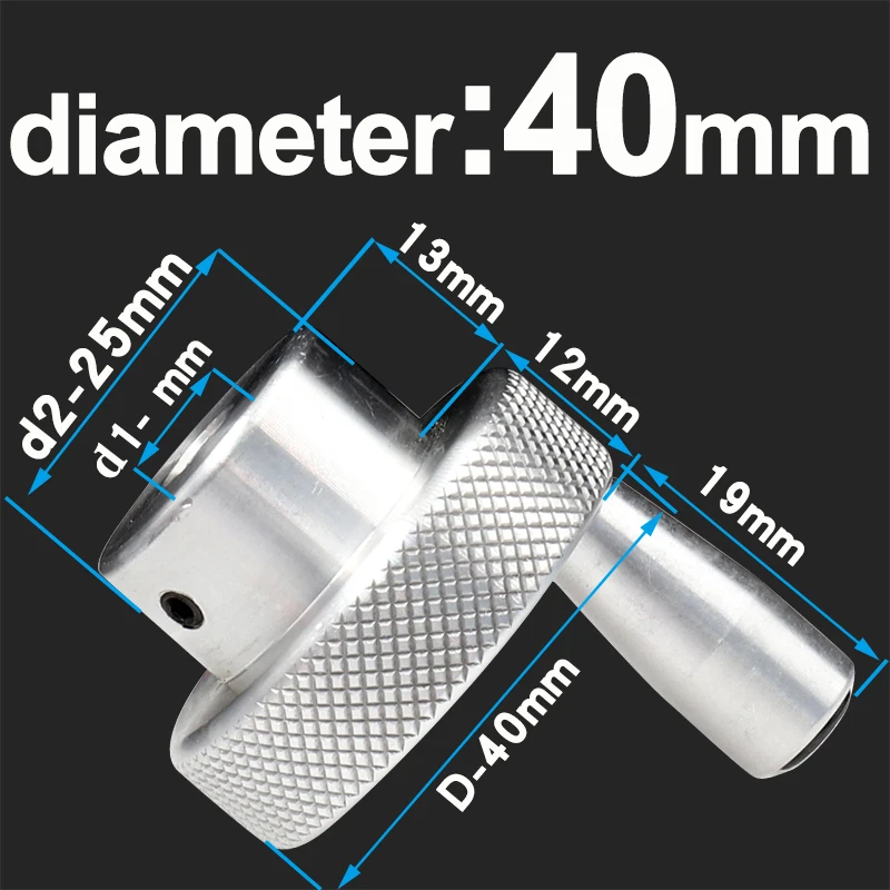 

Диаметр 40 мм, накатка с ЧПУ, раздвижной стол, винтовой стержень, ручка, кривошип, вращающаяся ручка 10 мм, тисненый шаговый двигатель, позиционирующее ручное колесо