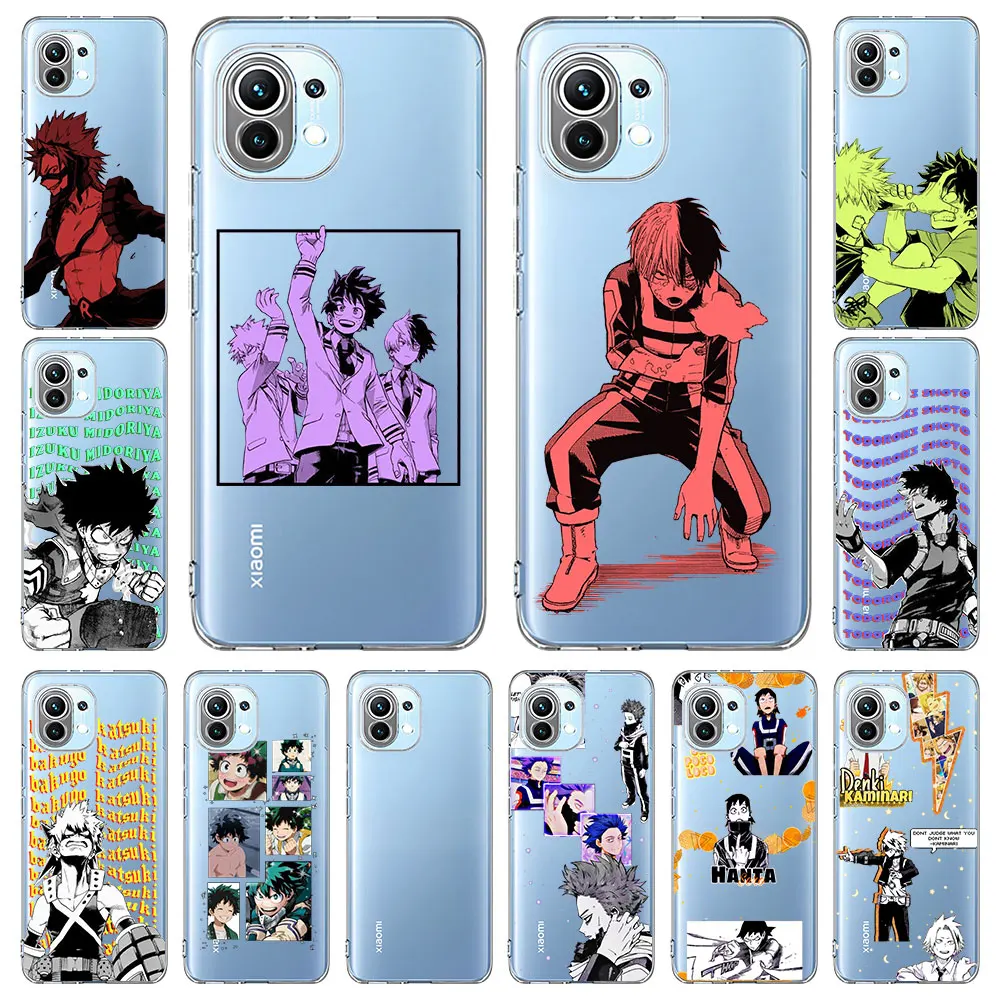 

MHA Dabi My Hero Academia Phone Case For Xiaomi Poco X3 NFC M3 F3 GT Mi 11 Ultra Lite 5G 11T 11X Pro 11i Soft Clear Cover Coque
