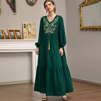 etosell eid abaya dubai saudi arabia turkey islam arabic muslim long dress tassel ramadan kaftans for women caftan robe
