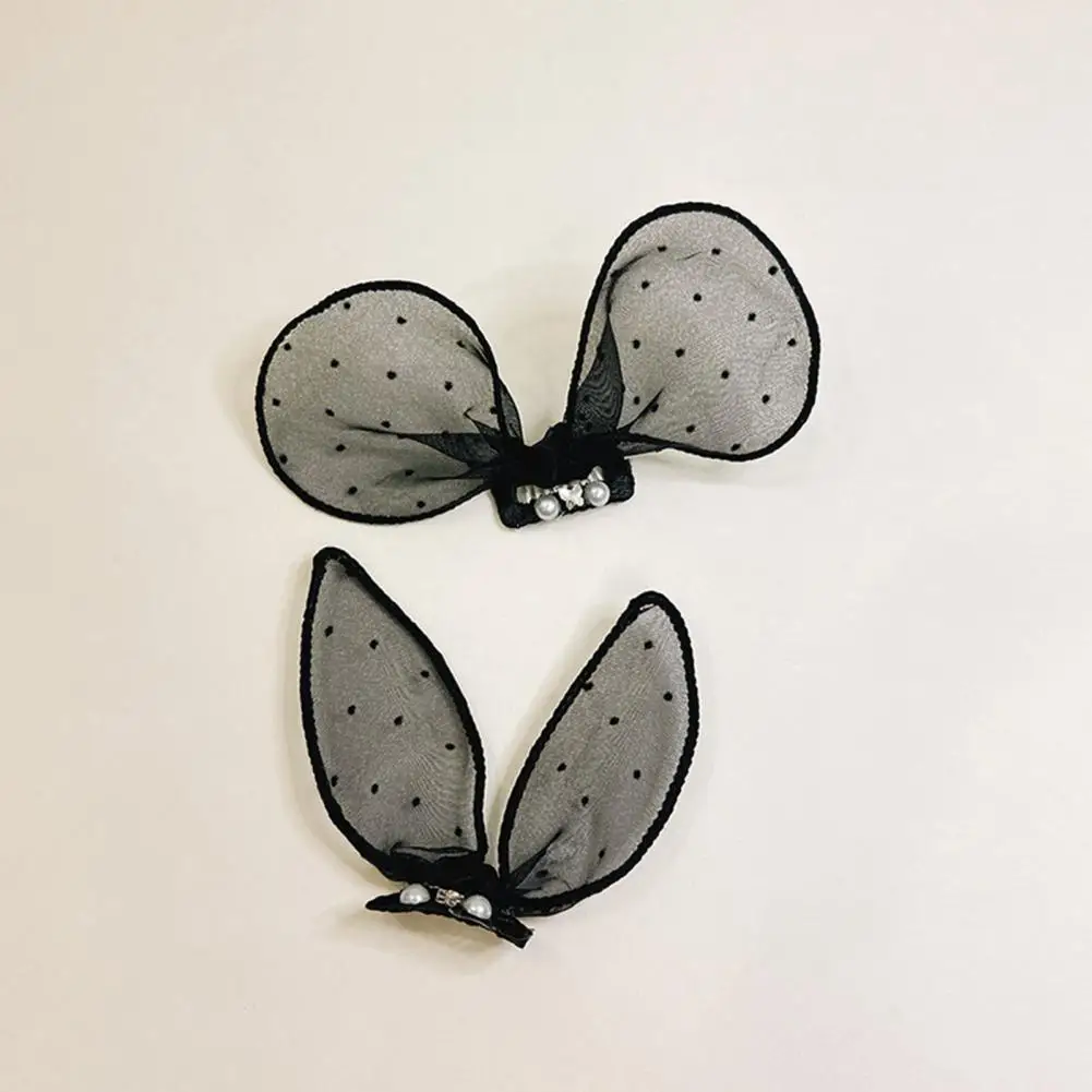 

Pet Supplies Charming Pet Hair Accessories Faux Pearl Hairpins with Sweet Bow-knots for Photography Props Easy-wearing Decor Cat