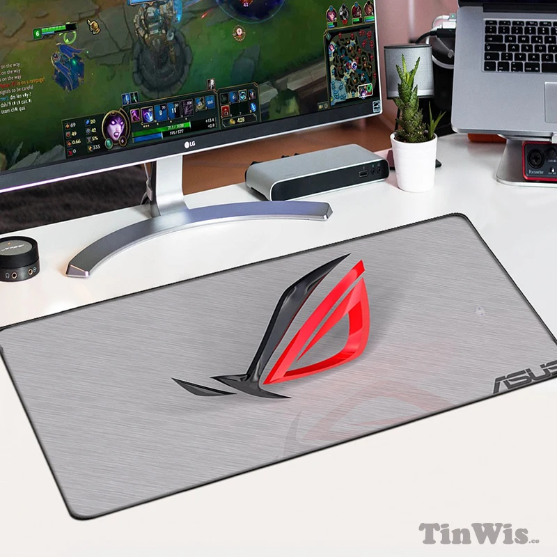 

Asus Rog Mouse Mat Gaming Pad Laptops Big Table Pads Gamer White Cute Mousepad Anime Mats Xxxl Accessories 900x400 Desk Hot Long