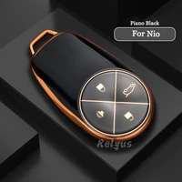 tpu car remote key protector case cover fob for nio es6 2019 es8 2018 keyless key shell auto accessories