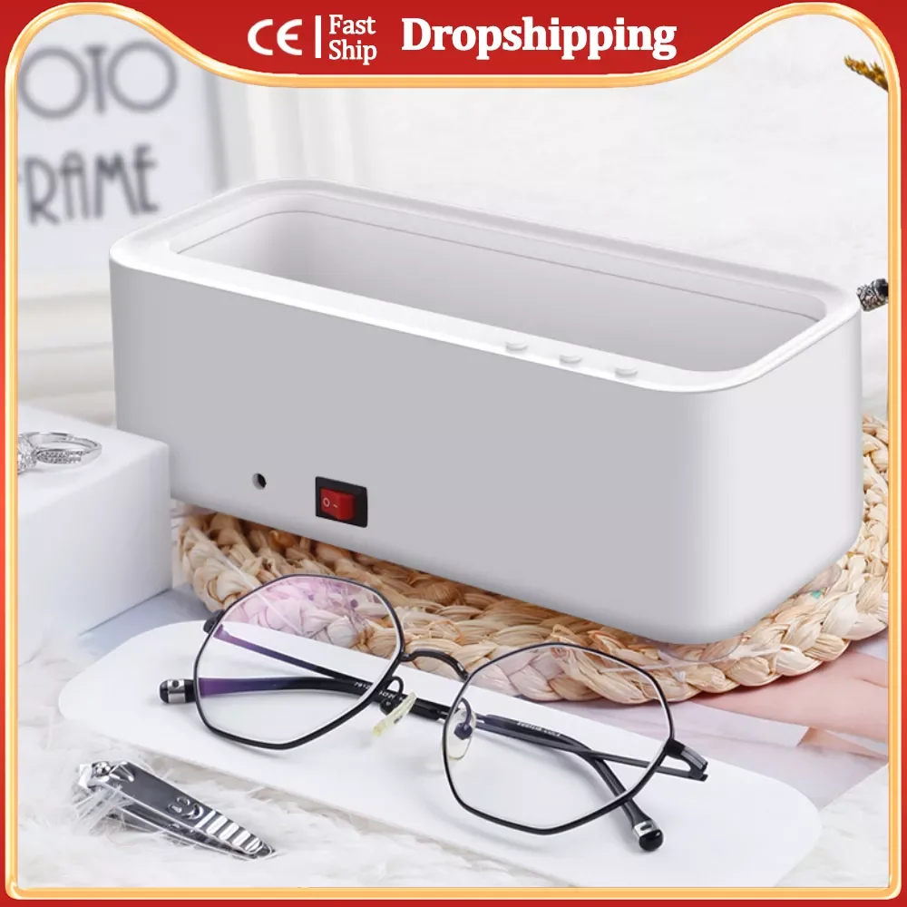 

Glasses Cleaner Silver Jewelry Watch Brush Mini Washer USB Portable Ultrasound Vibration Multifunction Cleaning Machine