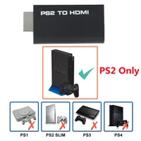 ps2 to hdmi compatibale 480i480p576i audio video converter adapter with 3 5mm audio output supports for ps2 game console