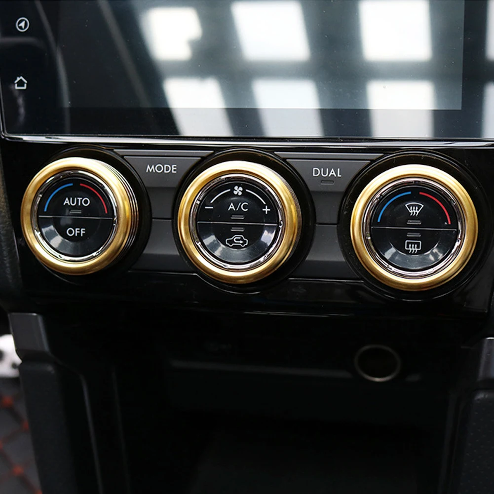 

Для Subaru Forester Impreza XV Crosstrek WRX Levorg автостайлинг ручка кондиционера регулятор тепла кнопка переключения