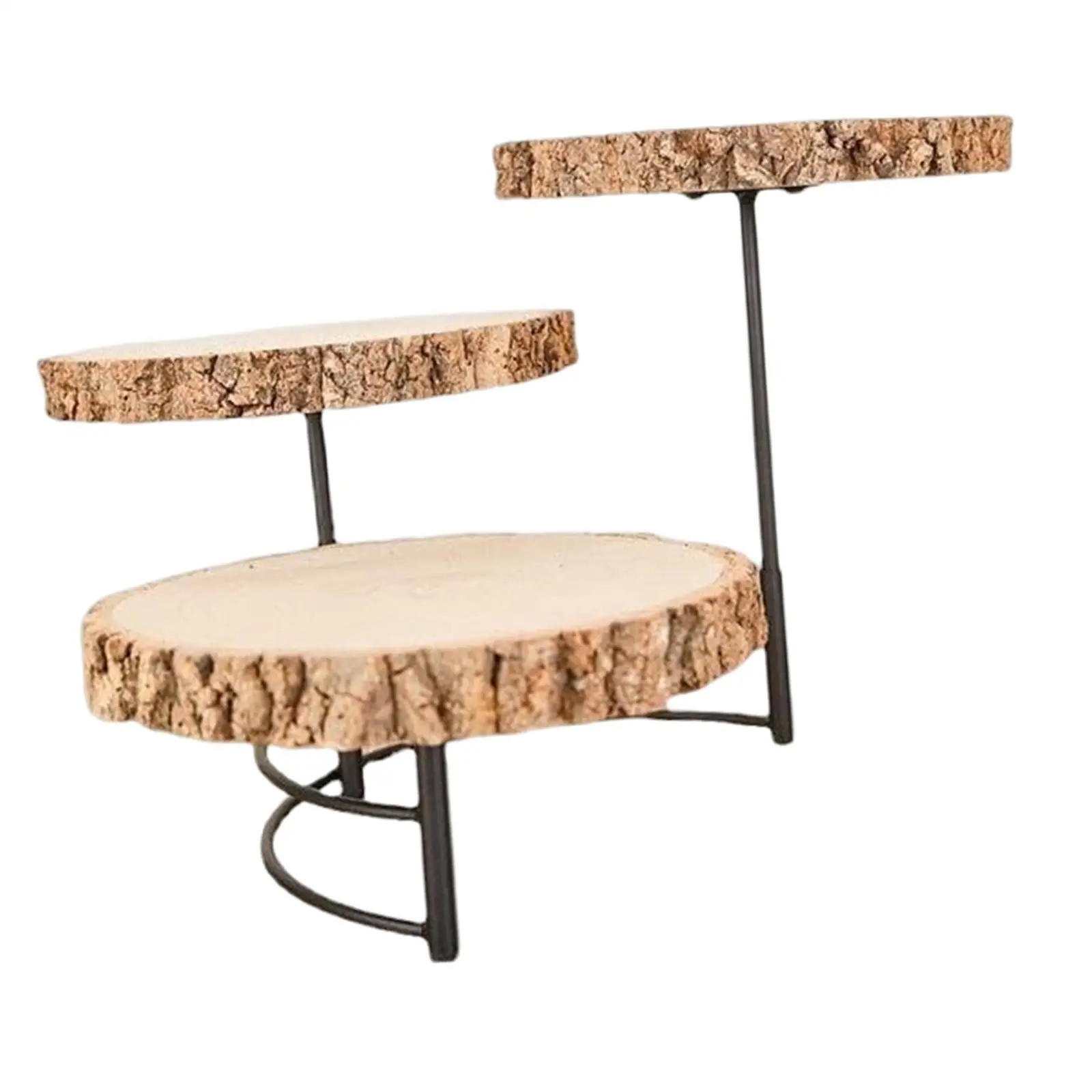 

Wooden Cake Stands Cake Plate Stand Dessert Bedroom Fruit Snack Entertaining
