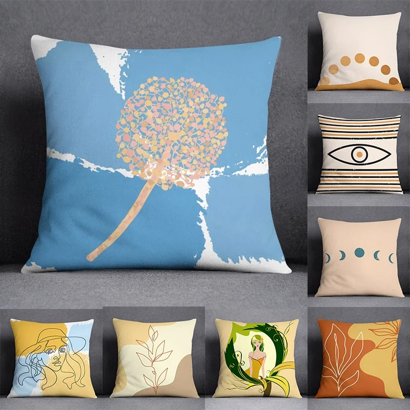 

Abstract Pattern Print Collection Decorative Home Pillowcase Square Office Decor Cushion Cover