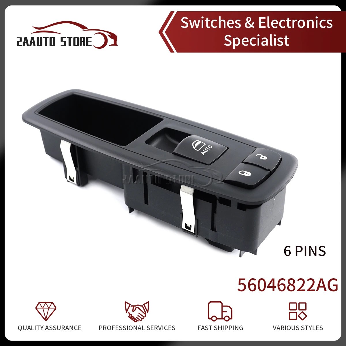 

56046822AG 68110865AA Car Power Window Door Lock Switch For Jeep Liberty Dodge Journey Nitro Chrysler Town&Country Free Shipping