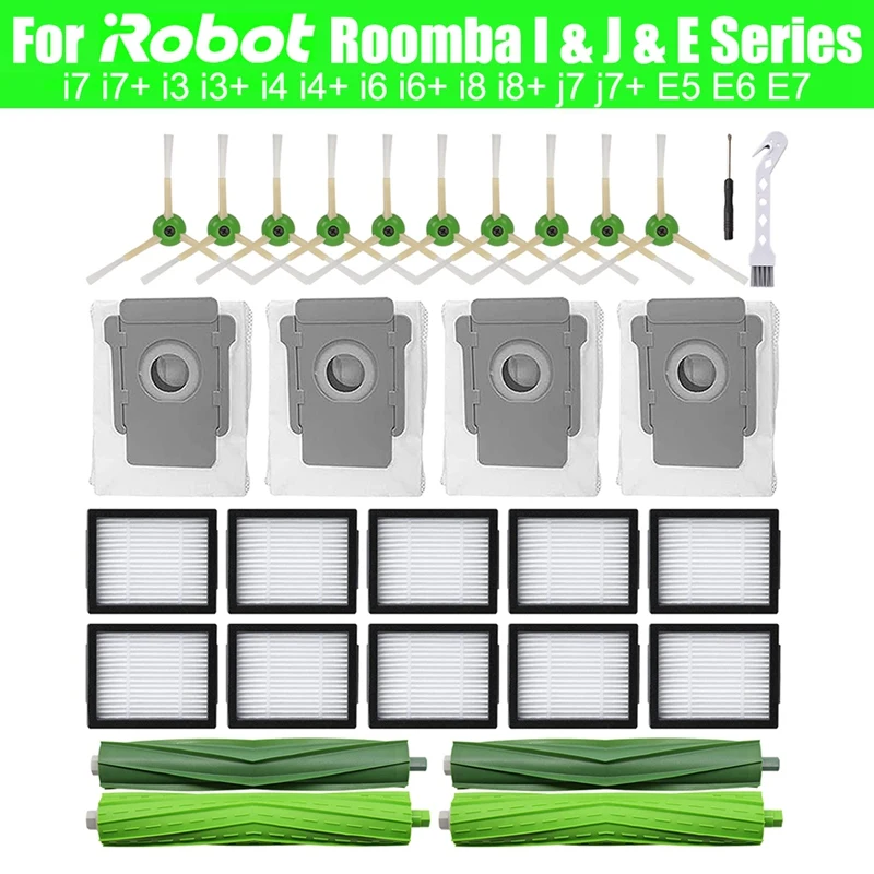

Сменный Набор аксессуаров для робота-пылесоса Irobot Roomba I7 + I3 I3 + I4 I4 + I6 I6 + I8 I8 + J7 J7 + E5 E6 E7