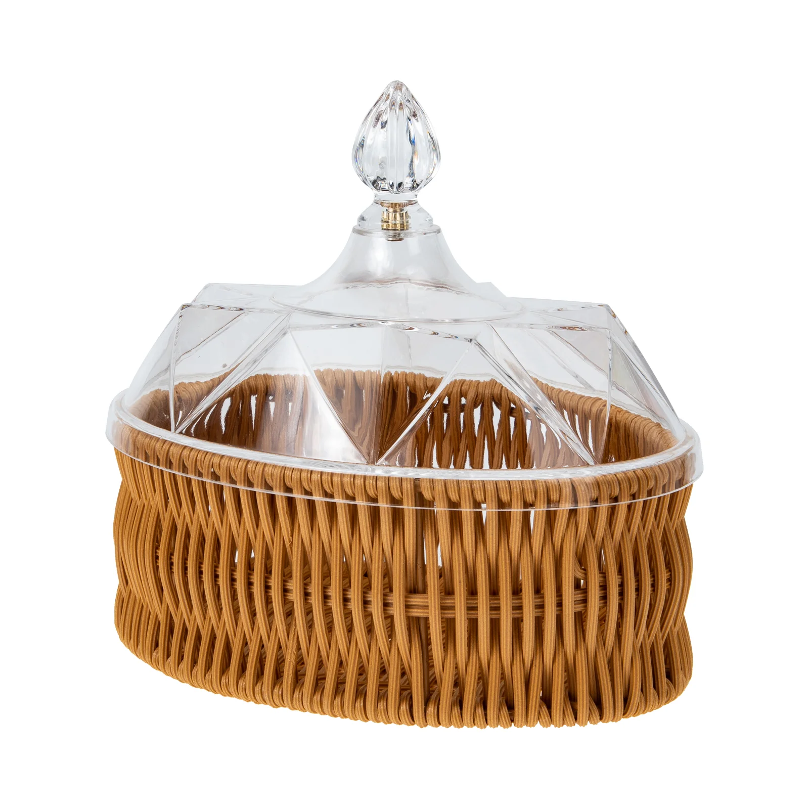 

Basket Bread Fruit Woven Wicker Tray Rattan Storage Serving Container Snack Bowl Holder Egg Vegetable Cover Lid Baskets Seagrass