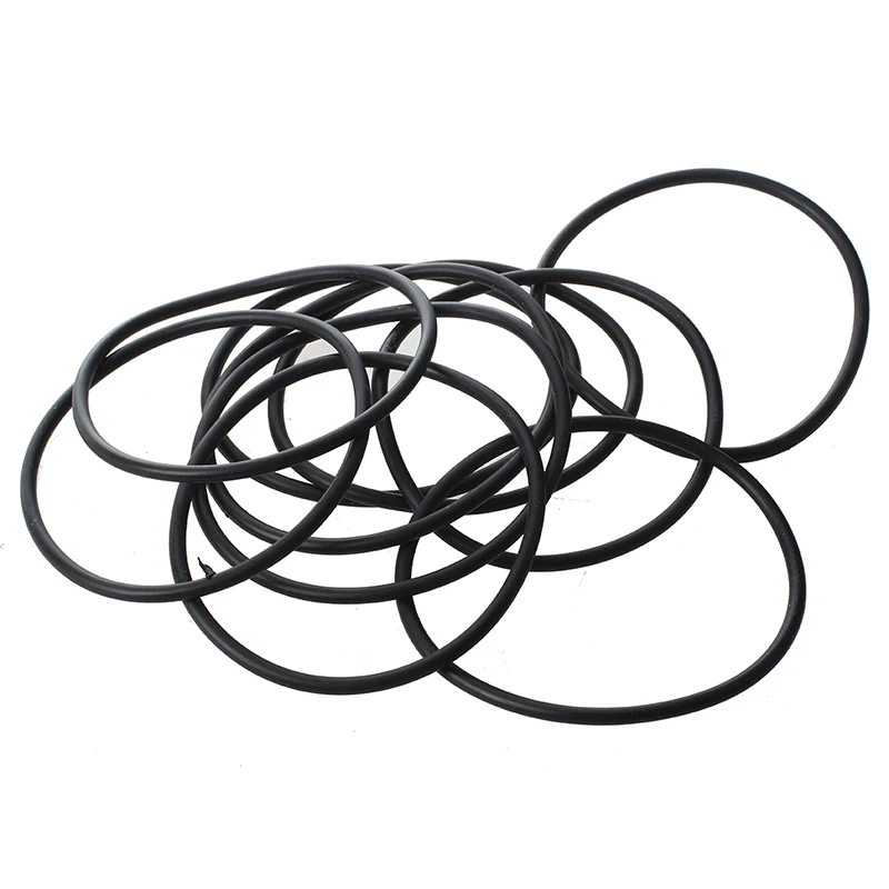 

10 pcs O-ring made of nitrile rubber, outside diameter 80 mm, thickness 3.5 mm, Black