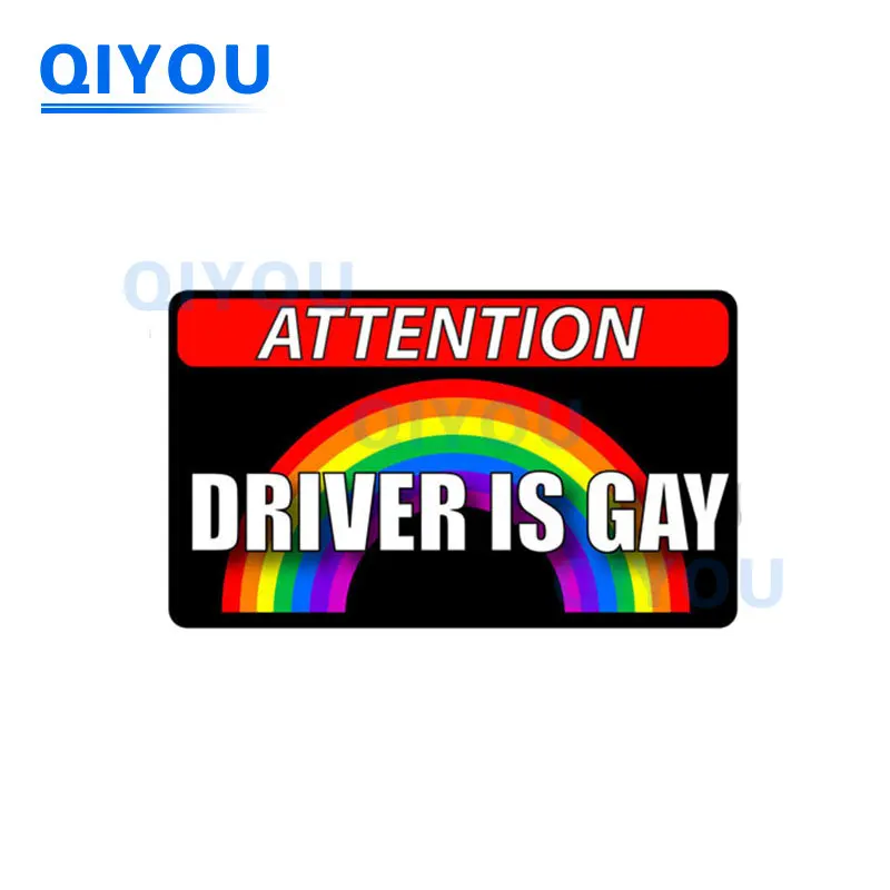 

Personalized Body Decoration Car Driver Is Gay Car Stickers for Die-cut PVC Decal Used for Car Body Windshield Pull Rod Boxes