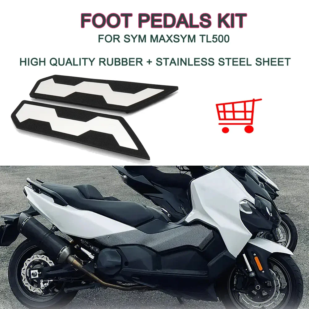 Для SYM Maxsym TL 500 MAXSYM TL500 tl500 новые аксессуары для мотоциклов резиновые подножки