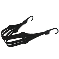 60cm 2 hooks universal motorcycle helmet straps strength retractable helmet fuel tank luggage elastic rope fixed strap net belt