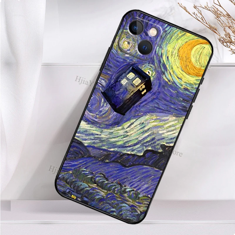 Силиконовый чехол Tardis Doctor Who для iPhone 11 12 13 Pro Max Mini X XR XS 6 7 8 Plus SE 2020 | Мобильные