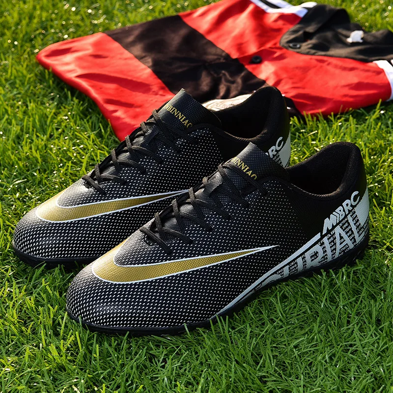 SENAGE Men Kids Professional Training Football Boots Boys TF/FG Soccer Cleats Sneakers Outdoor Turf Futsal Football Shoes