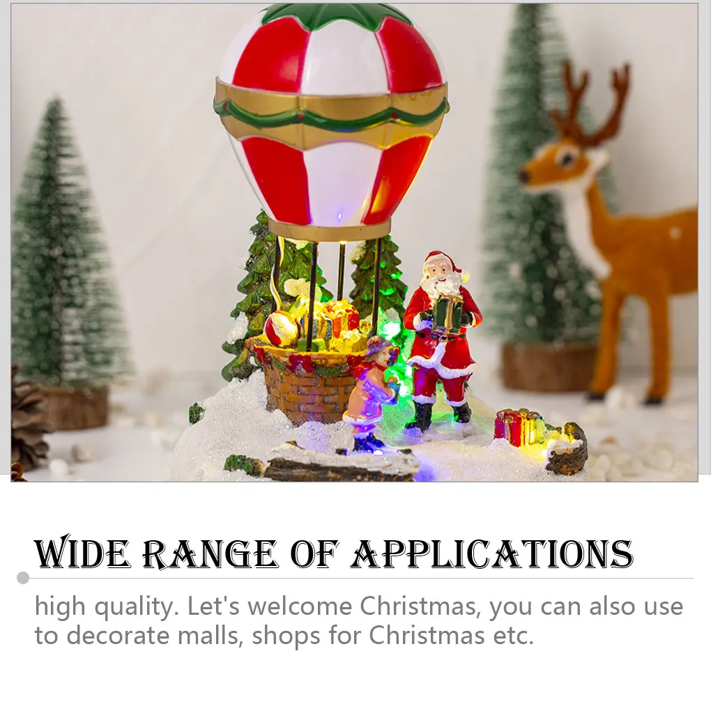 

Рождественская светящаяся фигурка, подарок, небольшой размер, интересное Рождественское украшение на батарейках, настольное украшение, пр...