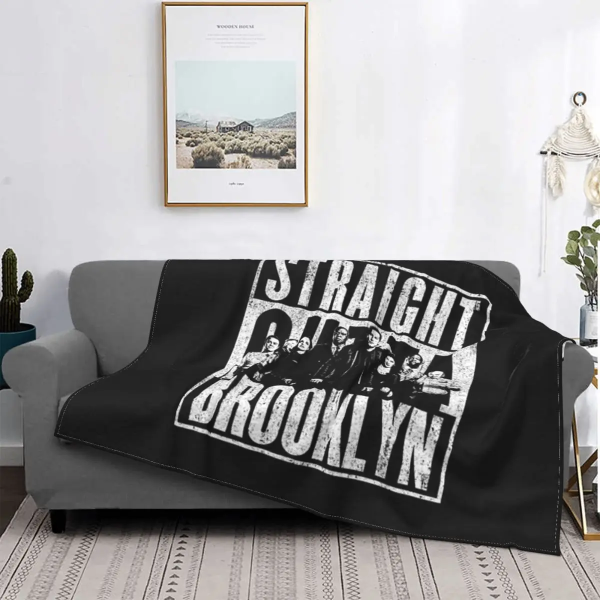 

Manta recta de Brooklyn de out, colcha, edredones a cuadros, fundas de cama, manta double en la cama