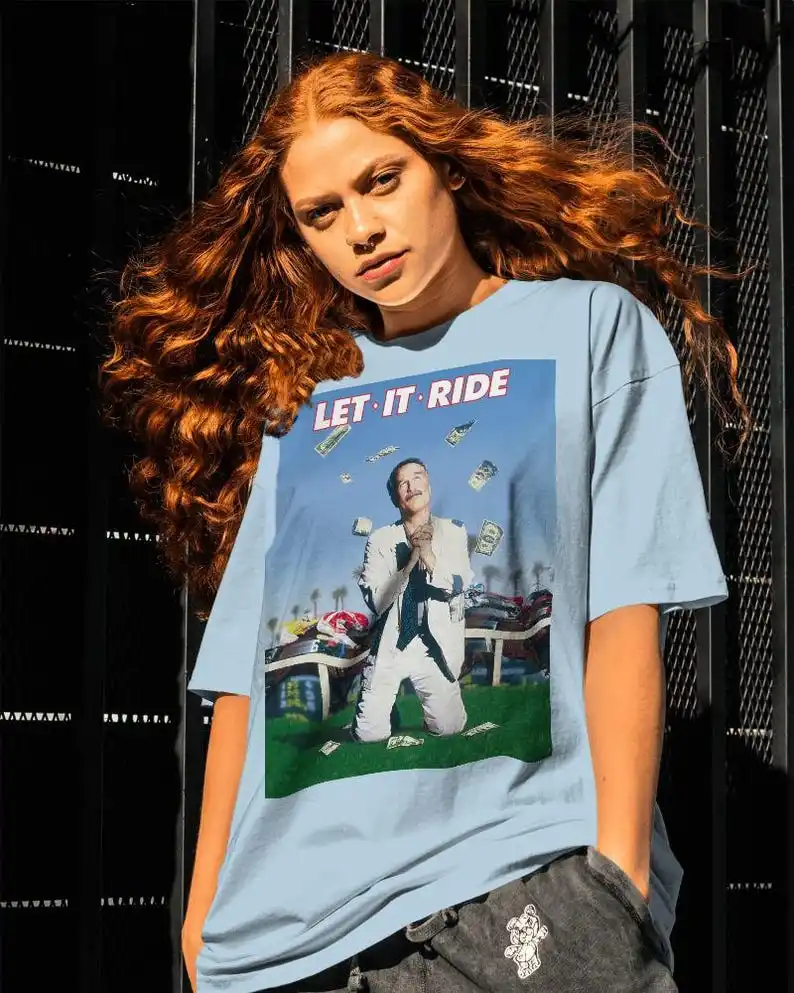 Рубашка Let It Ride - винтажная рубашка из фильма гамблера толстовка для любителей