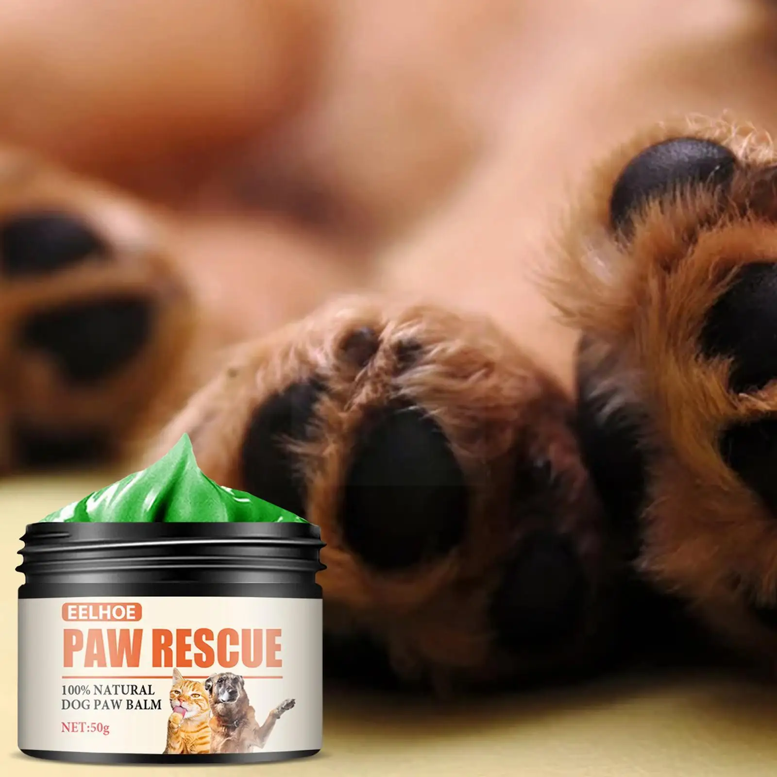

Крем для ухода за лапами домашних животных, безопасная мазь против растрескивания для собачьей лапы, увлажняющая искусственная смазка для ...