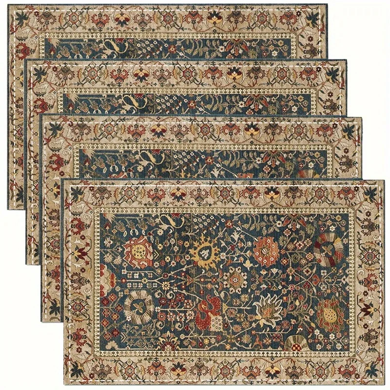 

Льняные прямоугольные салфетки в богемном стиле 4 шт.